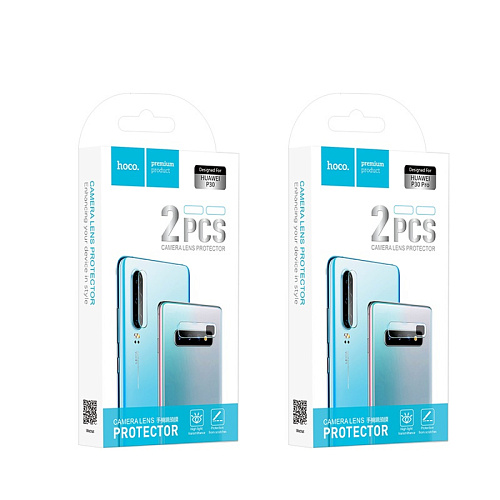Защитное стекло на Huawei P30(2PCS)(V11), Hoco, на заднюю камеру, прозрачное