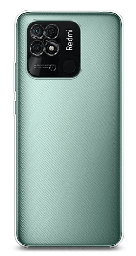 Чехол силиконовый для Xiaomi Redmi 10C/Poco C40, X-CASE, прозрачный