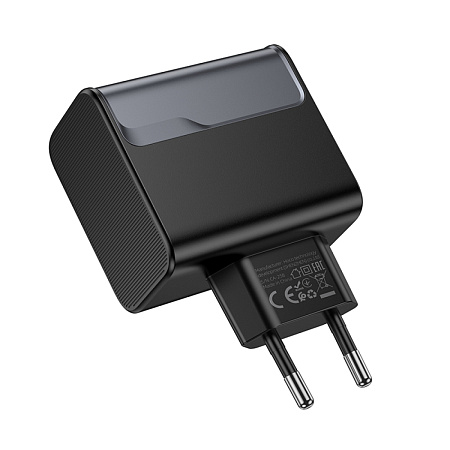 Сетевое зарядное устройство, 2 PD 70W + 1 USB 3.0 QC (CS75A), HOCO, черный