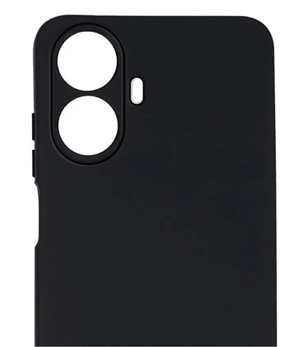 Чехол силиконовый для Realme 10 Pro+ (5G), с защитой камеры, X-CASE, черный