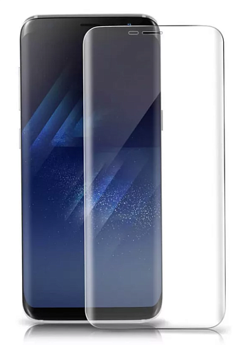 Защитное стекло на Samsung Galaxy S8, 3D, прозрачный, X-CASE