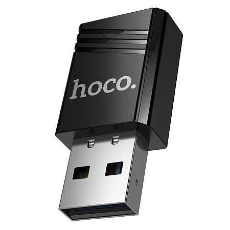 Адаптер WiFi4 USB, HI38, HOCO, внутренняя антенна, вес: 8.5g, цвет черный