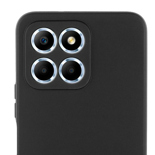 Чехол силиконовый для Honor X6/X8 (5G)/X8A, с защитой камеры, X-CASE, черный