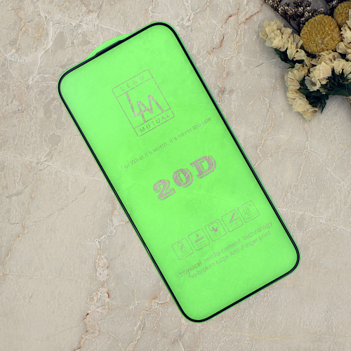 Защитное стекло на iPhone 16 Pro/17, 20D, черное, X-CASE