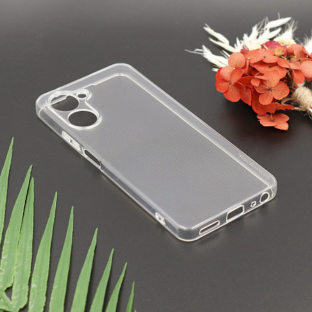 Чехол силиконовый для Realme 10 Pro (5G), с защитой камеры, X-CASE, прозрачный