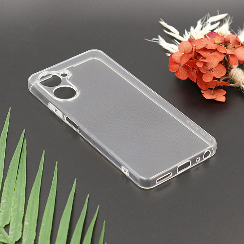 Чехол силиконовый для Realme 10 Pro (5G), с защитой камеры, X-CASE, прозрачный