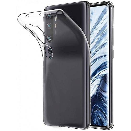 Чехол силиконовый для Xiaomi MI Note 10/Mi Note 10 Pro/CC9 Pro, прозрачный