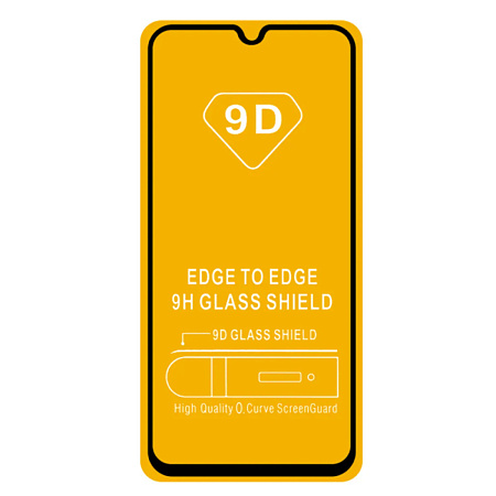 Защитное стекло на Samsung Galaxy A40 (2019), 9D, черный, X-CASE