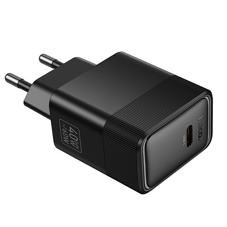 Сетевое зарядное устройство, 1 PD 40W (CS113A), HOCO, черный