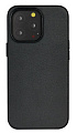 Чехол-накладка для iPhone 14 Pro, экокожа, магнитный (MagSafe), черный