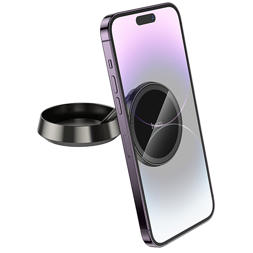 Держатель автомобильный на торпеду магнитный, H83, HOCO, металлический, серый Держатель автомобильный на торпеду магнитный, H83, HOCO, металлический, серый