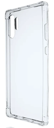 Чехол силиконовый для Samsung Galaxy Note 10 Plus/Note 10 Pro, усиленные края, X-CASE, прозрачный