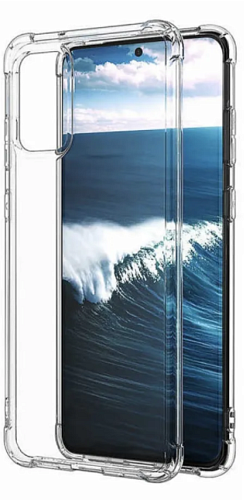 Чехол силиконовый для Samsung Galaxy S20 FE/S20 Lite, усиленные края, микс, X-CASE, прозрачный