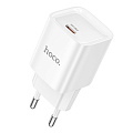 Сетевое зарядное устройство, 1 PD 20W (C146A), HOCO, белый