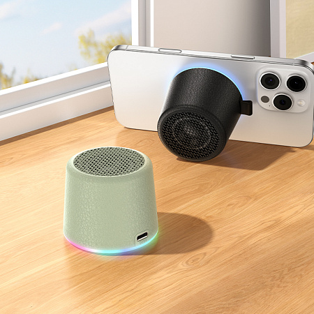 Колонка HC49 Shine Bluetooth speaker, HOCO, с Magsafe, цвет черный