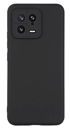 Чехол силиконовый для Xiaomi 13, с защитой камеры, X-CASE, черный