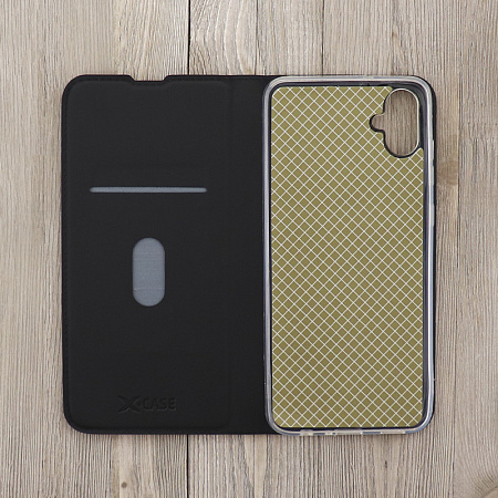 Чехол-книжка для Samsung Galaxy A05, X-CASE, боковой, черный