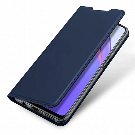 Чехол-книжка для Xiaomi Mi 10 Lite, DU DU, боковая, синяя
