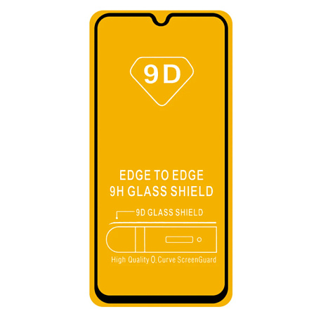 Защитное стекло на Samsung Galaxy M20, 9D, черный, X-CASE