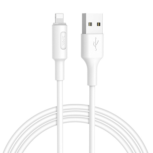 USB дата кабель Lightning, HOCO, X25, белый