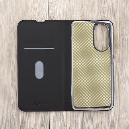 Чехол-книжка для Huawei Honor 50, X-CASE, боковой, черный