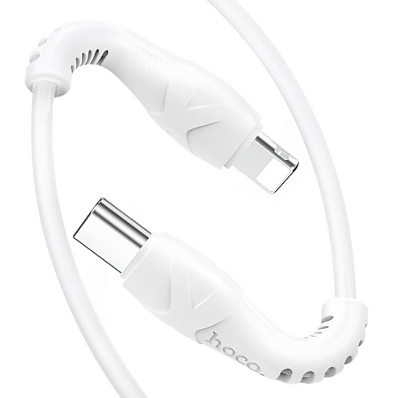 Кабель Lightning to Type-C (PD), HOCO, X55, белый