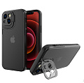 Чехол силиконовый для iPhone 13 (6.1), Lens bracket series, HOCO, матовый черный