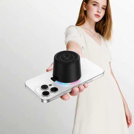 Колонка HC49 Shine Bluetooth speaker, HOCO, с Magsafe, цвет черный