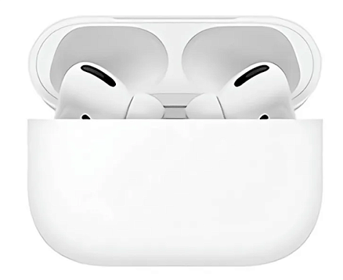 Чехол силиконовый для Airpods Pro/Pro 2, X-CASE, белый