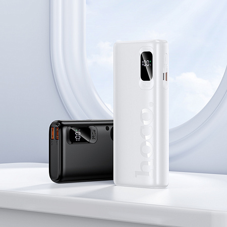 Универсальный Доп. Аккумулятор 10000mAh, J158 Pro, HOCO, выход: 1 USB (22.5W), 1 PD (20W), черный