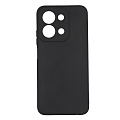 Чехол силиконовый для Xiaomi Redmi 15C (4G), с микрофиброй внутри, с защитой камеры, X-CASE, черный