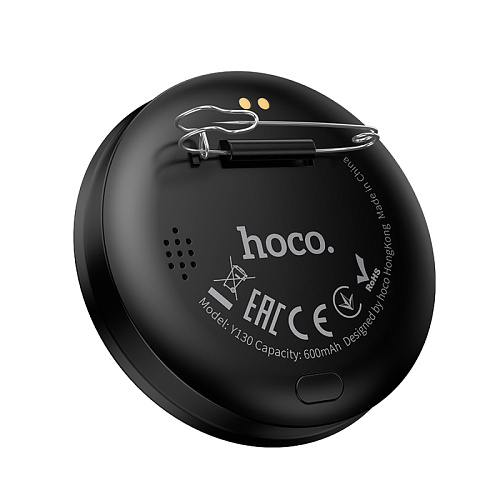 Электронный бейдж, Y130, HOCO, дисплей 1.85 дюйма, разрешение 360 * 360, BT 5.4, приложение SuperBand