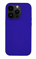 Чехол-накладка для iPhone 14 Pro, Silicon Case, без лого, пурпурно-синий