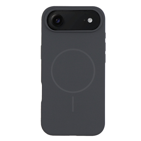 Чехол-накладка для iPhone 17 Air, Silicon Case, магнитный (MagSafe), без лого, X-CASE, угольно-серый