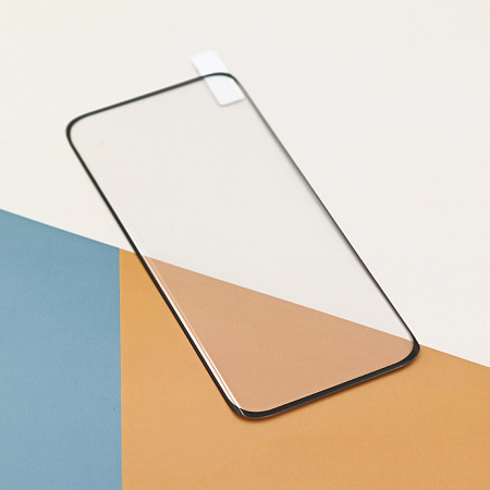 Защитное стекло на Xiaomi Mi 11/Mi 11 Pro/Mi 11 Ultra, полный клей, прозрачное с черной рамкой, X-CASE