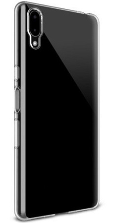 Чехол силиконовый для Sony Xperia L3, прозрачный