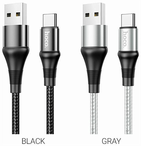 USB Кабель Type-C, HOCO, X50, черный