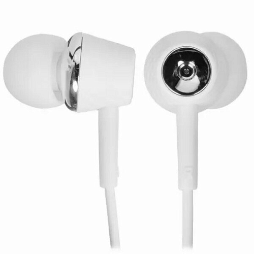 Проводные наушники M70 Graceful universal earphones with mic,hoco, белые