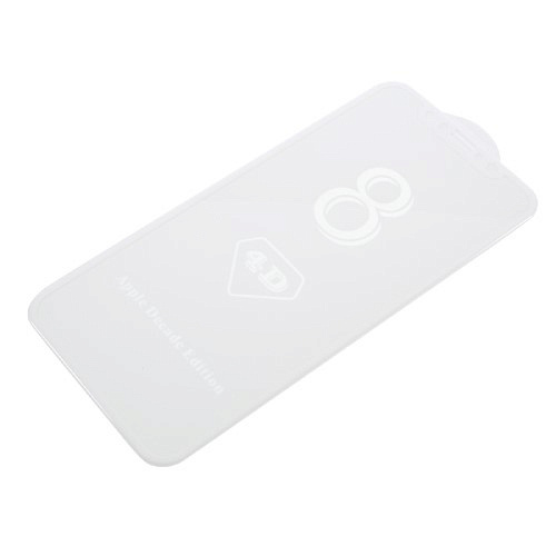 Защитное стекло на iPhone X/XS/11 Pro (5.8), 4D белый, X-CASE
