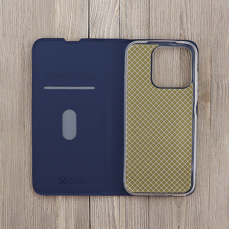 Чехол-книжка для Huawei Honor X8B, X-CASE, боковой, синий
