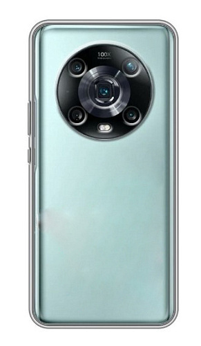 Чехол силиконовый для Huawei Magic 4 Pro, с защитой камеры, X-CASE, прозрачный