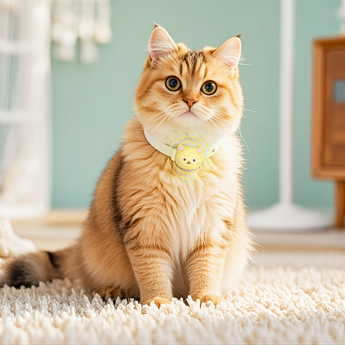 Устройство для поиска вещей E91D, синхронизация с IOS, Носо, в виде кошки, черный