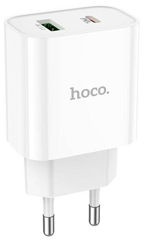   , 1 USB 3.0 QC+1 PD 20W (C80A), HOCO, Type-C to Lightning, 