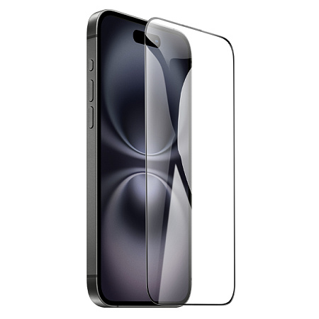 Защитное стекло для iPhone 15/16, G777, HOCO, anti-static, черное
