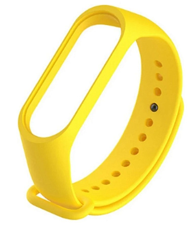 Ремешок на руку для Mi band 3/4, силиконовый, желтый