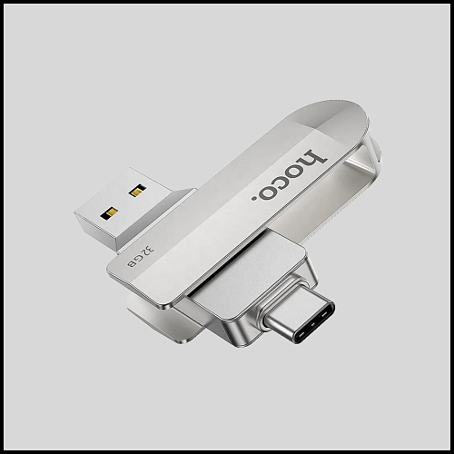 USB Flash Drive 32GB Smart Type-C (UD10) 2 в 1, скорость записи 15-30 МБ/С, скорость чтения 80-120МБ/С