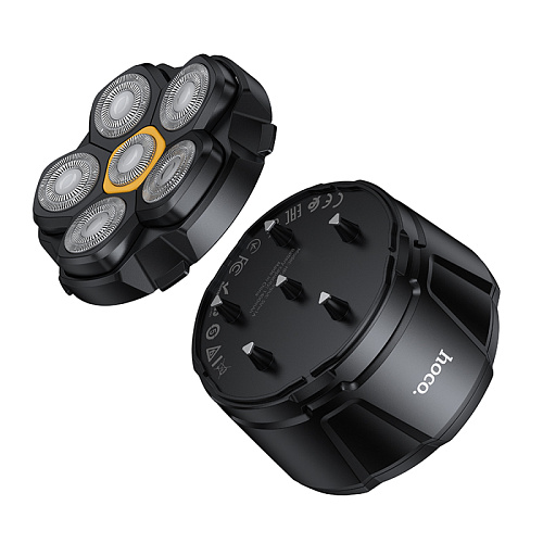 Электробритва с 6-ю лезвиями HP300, Hoco, мощность 1200-1350 Вт, серый