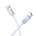 USB Кабель Type-C, HOCO, X114, длина 1 метр, ток до 3А, цвет синий