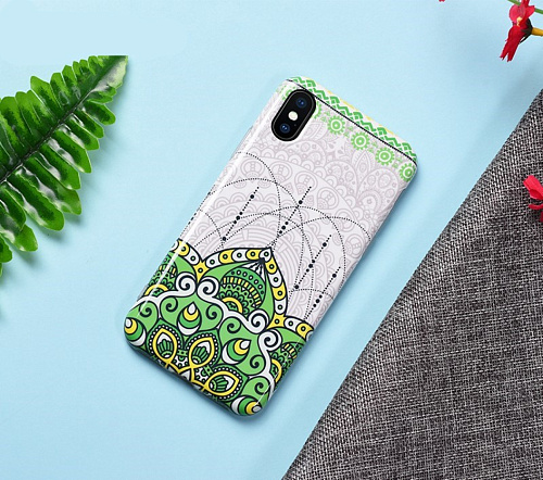 Чехол силиконовый для iPhone X/XS, HOCO, Doren series protective case, зеленый