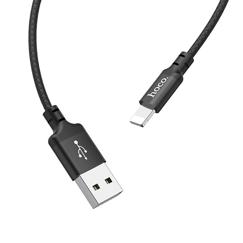USB дата кабель Lightning, HOCO, X14, черный
